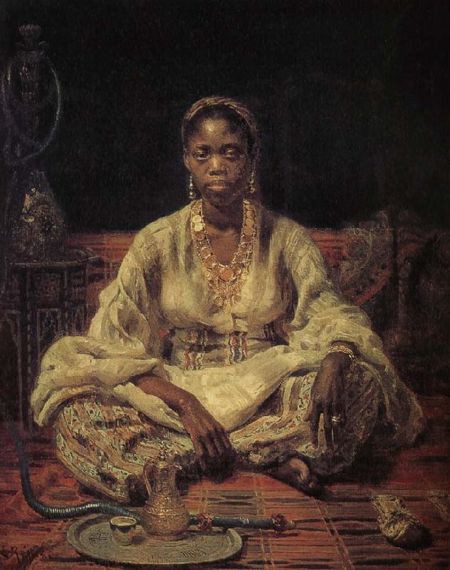 Ilia Efimovich Repin Black girl oil painting picture